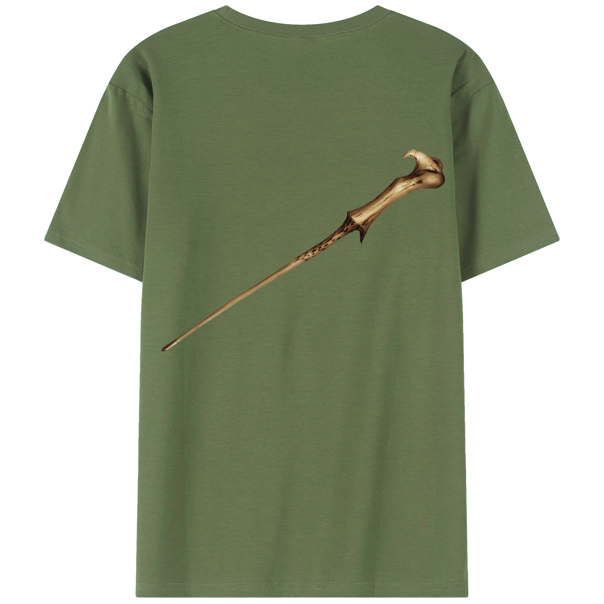 （画像用） Harry Potter ハリー・ポッターシリーズ 綿100％ メンズ半袖Tシャツ（バックプリント） 通気性
